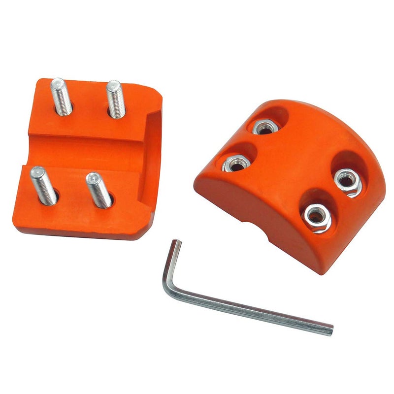 RepairWill 1 pack ATV-SCHS Winch Cable Hook Stopper Rubber Winch Line Saver with Allen Wrench for ATV UTV Winches (Orange) - Image 2